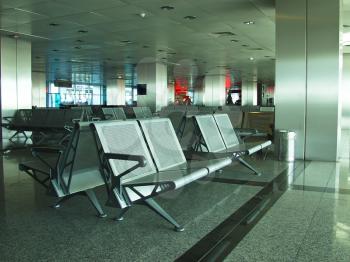 Royalty Free Photo of a Seats in an Airport