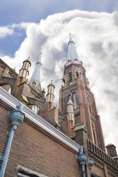 The  church in Delft in the Netherlands 