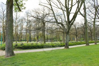 Spring jubelpark in brussels, belgium 