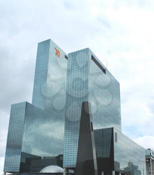 A large modern office building in Rotterdam. Netherlands