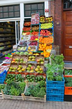 Vegetable shop in Gorinchem. Netherlands