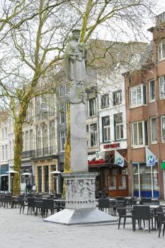 The statue in the town of Breda. Netherlands