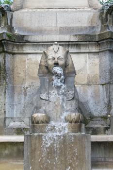 Sphinx  of Fontaine du Palmier (1806-1808). Paris, France.