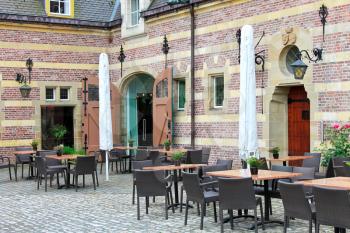 Cafe in the castle Heeswijk. Netherlands