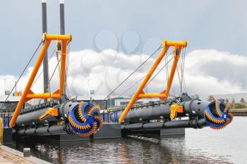 New dredge ship in the Dutch shipyard