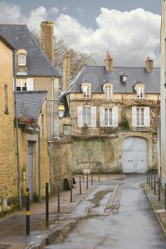 On the streets of Bayeux. Normandy, France