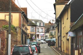 On the streets of Verneuil-sur-Avre. France