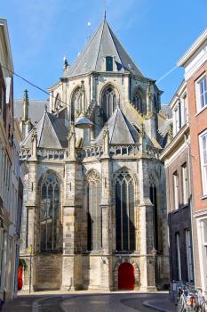 Grote Kerk church, the main attraction of Dordrecht 