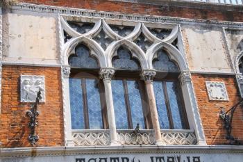 VENICE, ITALY - MAY 06, 2014: Theater building Italy  in Venice, Italy