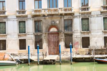 VENICE, ITALY - MAY 06, 2014: Entrance to the courthouse in Venice, Italy