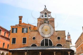 The bell of San Giacomo di Rialto church, Venice, Italy