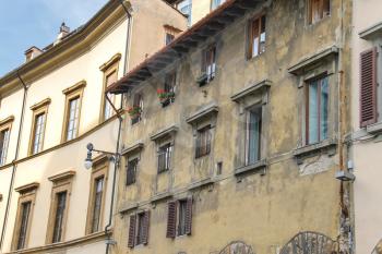 Facade of an old Italian town house