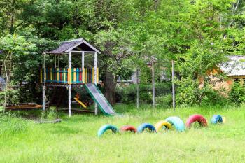 Playground near the country house
