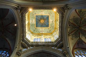 Den Bosch, Netherlands - January 17, 2015: Dome  in the cathedral Dutch city of Den Bosch