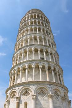 Bell tower of the Cathedral (Leaning Tower of Pisa). Italy