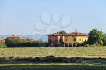 Scenic surroundings of the Villa Sorra park. Castelfranco Emilia, Modena