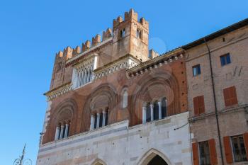 Palazzo Comunale at Piazza Cavalli, Piacenza, Italy
