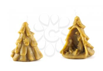 Royalty Free Photo of Nativity Wax Candle
