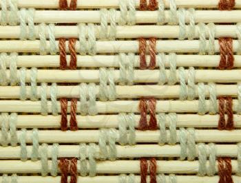 Royalty Free Photo of a Woven Bamboo Background