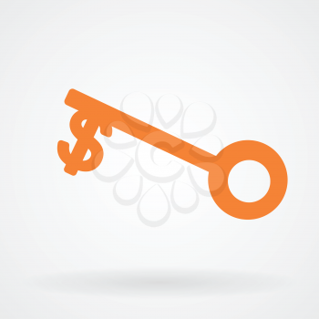 money key symbol icon vector illustration