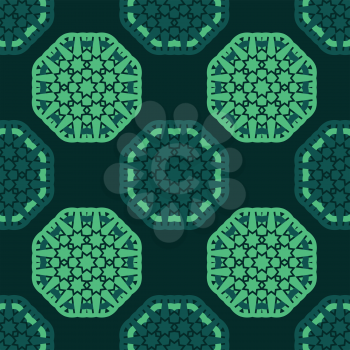 octagon star seamless pattern vector background