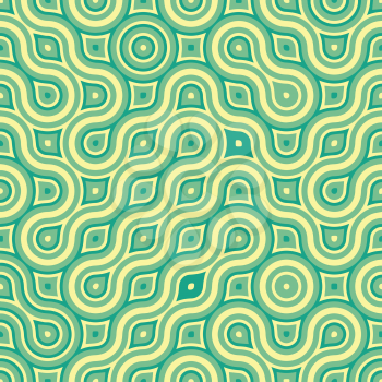 abstract green color seamless pattern vector background