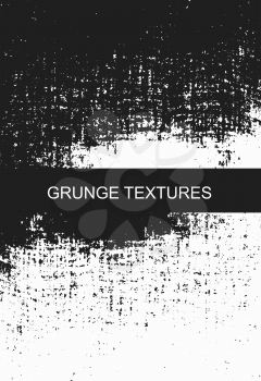 Grunge texture background. Rough retro design. Black and white vector illustration.