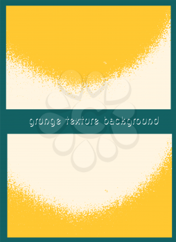 Grungy texture. Yellow grunge background. Textured vector illustration.