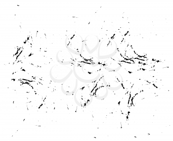 Grunge texture background. Vector illustration. Grungy aged decoration. Cracks and scratches damaged surface backdrop. Abstract old style template.