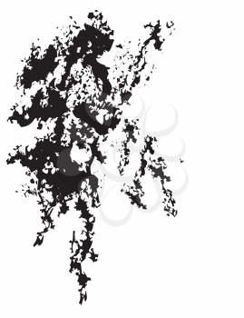 Royalty Free Clipart Image of an Ink Splatter Image