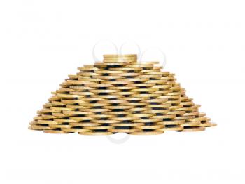 Royalty Free Photo of Stacks of Coins