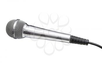 Royalty Free Photo of a Wired Microphone