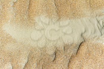 Royalty Free Photo of Patterns of Sand Erosion