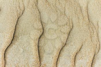 Royalty Free Photo of Patterns of Sand Erosion