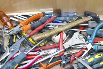 Royalty Free Photo of a Bunch of Tools