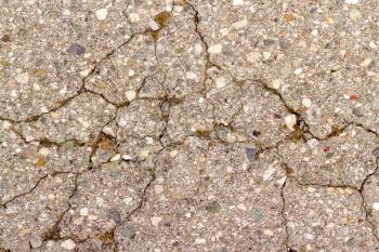 Royalty Free Photo of an Old Asphalt Road