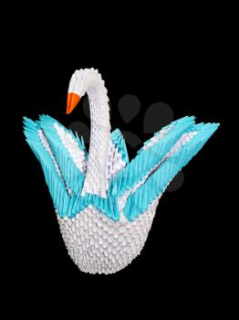Royalty Free Photo of an Origami Swan
