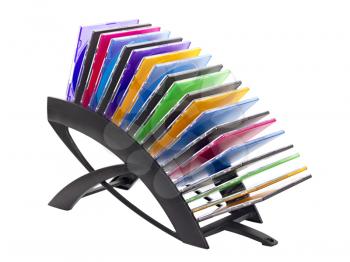 Royalty Free Photo of a CD Holder