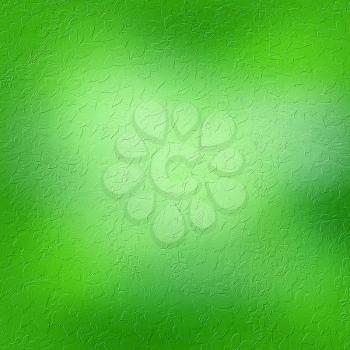 Green grungy background with floral ornaments