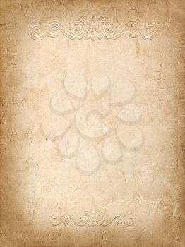 Royalty Free Photo of a Vintage Background With an Embossed Pattern