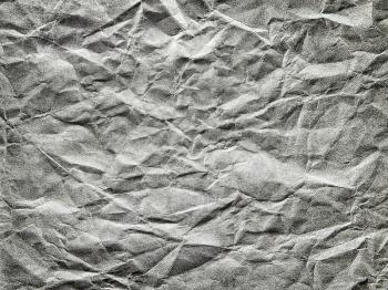 Black crumpled paper as a background