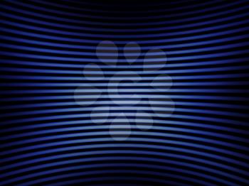 Abstract background of  blue lines on a black background