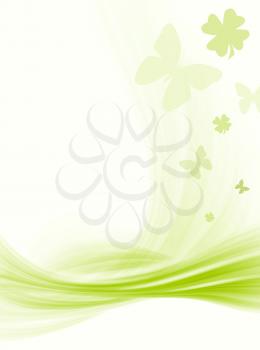Royalty Free Clipart Image of a Springtime Theme
