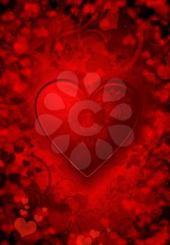 Royalty Free Clipart Image of a Valentines Day Background