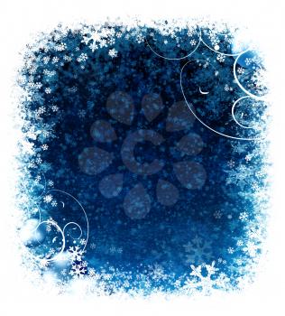 Royalty Free Clipart Image of a Wintery Background