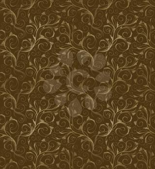 Royalty Free Clipart Image of a Decorative Wallpaper