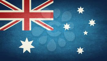 Grunge Flag Of Australia