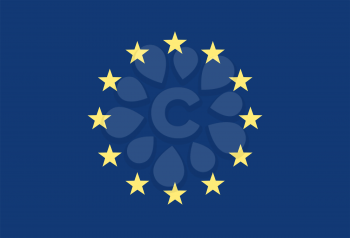 Grunge Flag Of Europe
