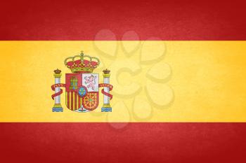 Grunge National Flag Of Spain