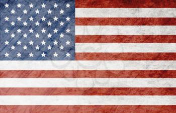 Grunge Firty American National Flag 